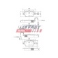 FT29091 Комплект тормозных колодок,