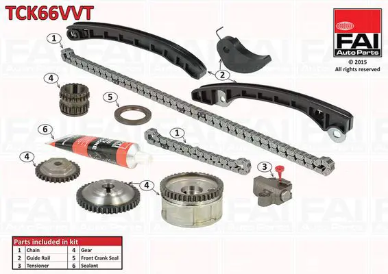 TCK66VVT Комплект цепи привода
