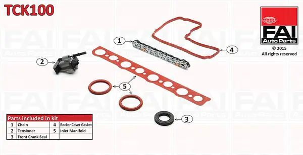 FAI AUTOPARTS TCK100 Комплект цепи привода