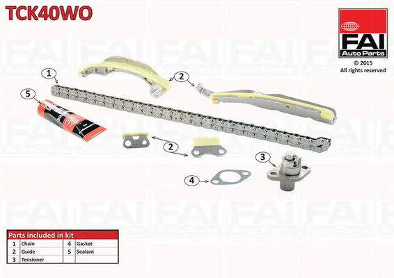 FAI AUTOPARTS TCK40WO Комплект цепи привода