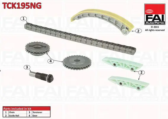 FAI AUTOPARTS TCK195NG Комплект цепи привода
