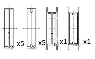 BM1059-STD Подшипник коленвала