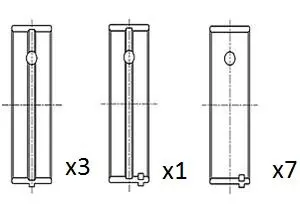 BM1051-STD Подшипник коленвала