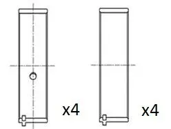 BB2050-STD Шатунный подшипник