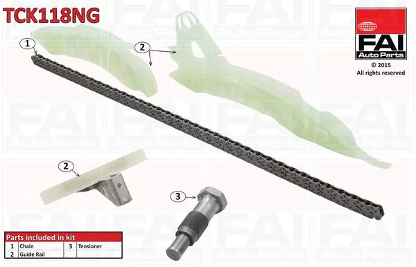 FAI AUTOPARTS TCK118NG Комплект цепи привода