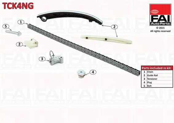 FAI AUTOPARTS TCK4NG Комплект цепи привода