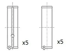 FAI AUTOPARTS BM1038STD Подшипник коленвала