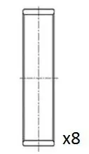 BB2043-STD Шатунный подшипник