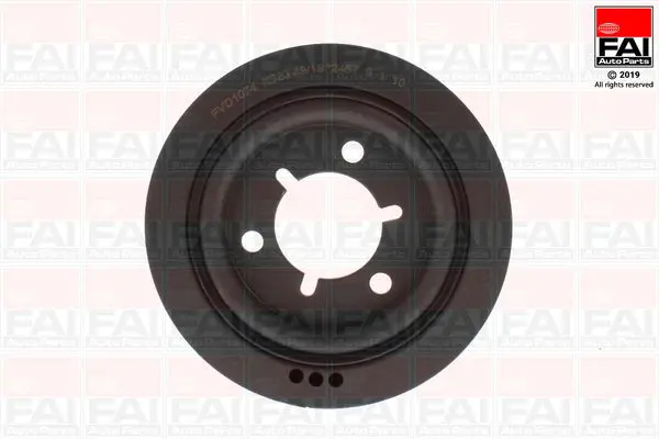 FAI AUTOPARTS FVD1074 Ременный шкив, коленчатый вал