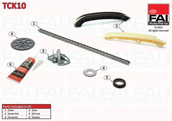 FAI AUTOPARTS TCK10 Комплект цепи привода
