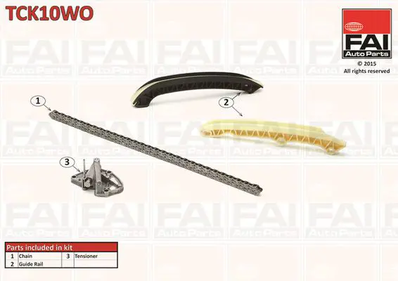 FAI AUTOPARTS TCK10WO Комплект цепи привода