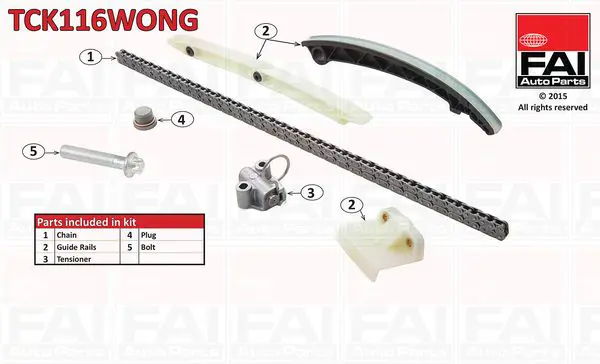 TCK116WONG Комплект цепи привода