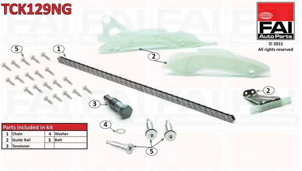 FAI AUTOPARTS TCK129NG Комплект цепи привода