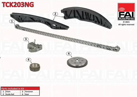 FAI AUTOPARTS TCK203NG Комплект цепи привода