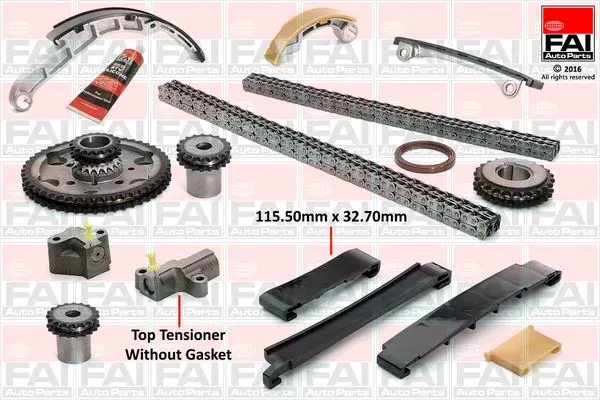 FAI AUTOPARTS TCK42 Комплект цепи привода