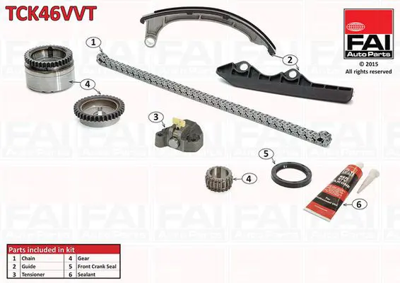 TCK46VVT Комплект цепи привода