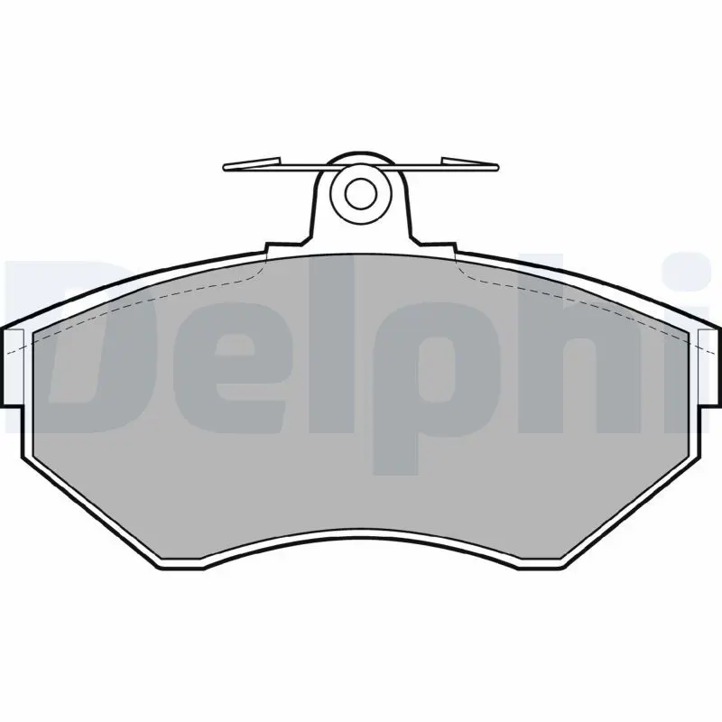 Delphi LP1410 Колодки тормозные дисковые