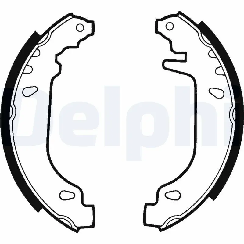 Delphi LS1404 Комлект тормозных накладок