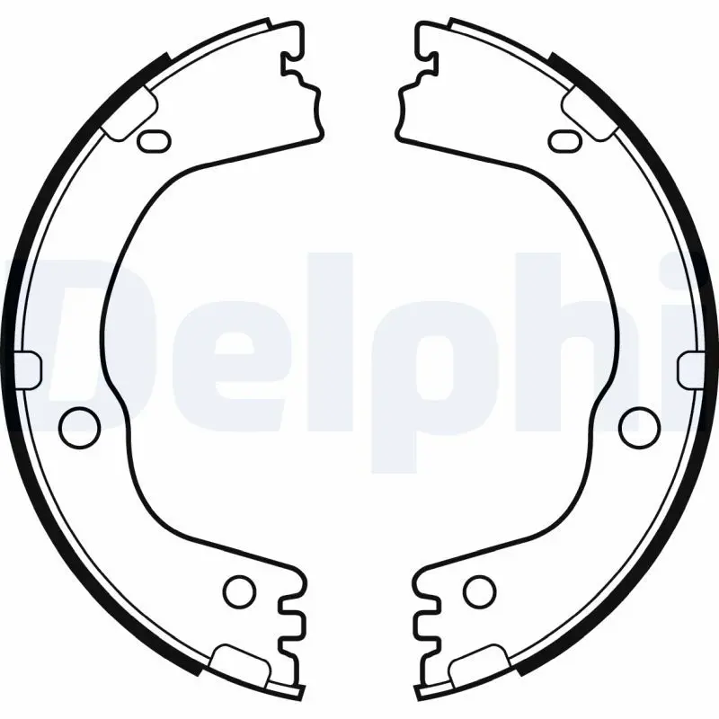 Delphi LS2081 Колодки торм.бараб.
