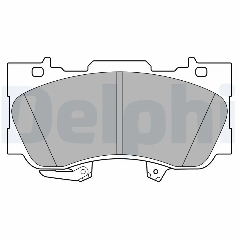 LP3592 Комплект тормозных колодок,
