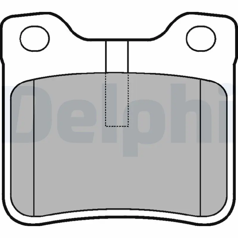 Delphi LP991 Колодки зад.PEUGEOT 406