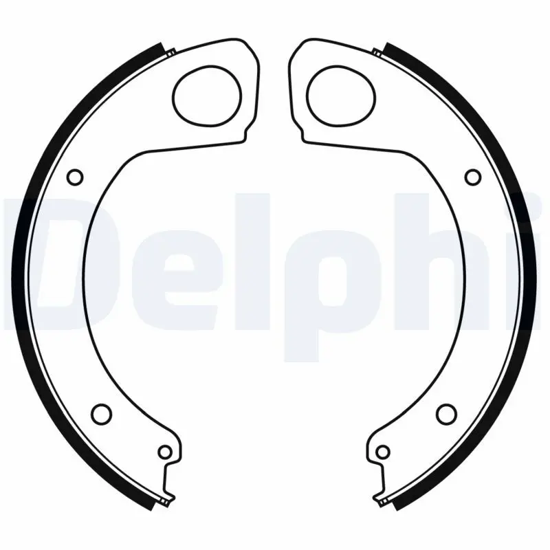 LS2174 Комплект тормозных колодок,