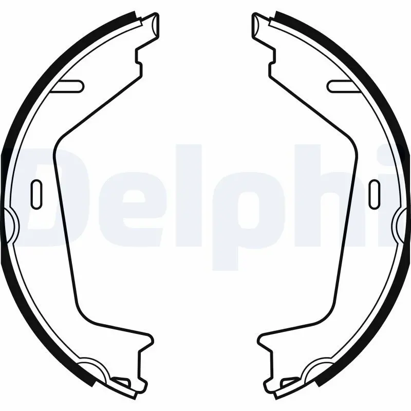 DELPHI LS2144 Комплект тормозных колодок