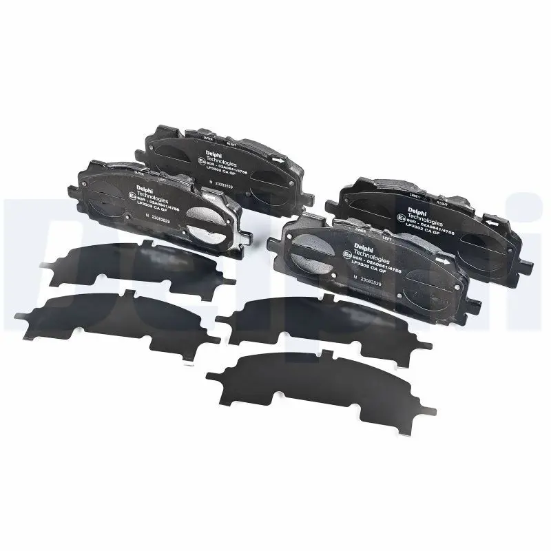 Delphi LP3302 Колодки тормозные AUDI Q5