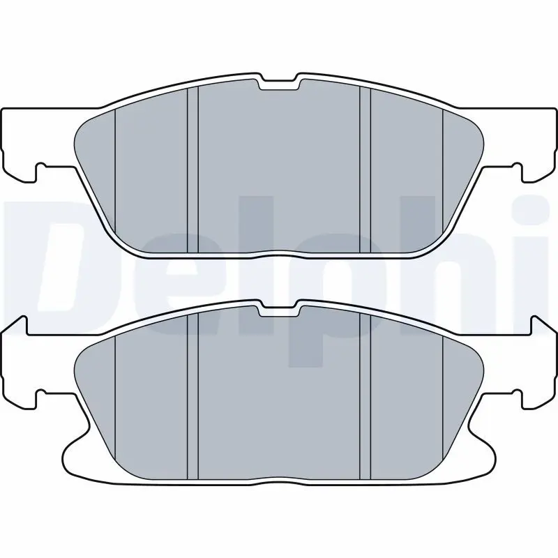 LP3280 Комплект тормозных колодок,