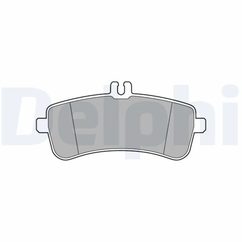 DELPHI LP3583 Комплект тормозных колодок,