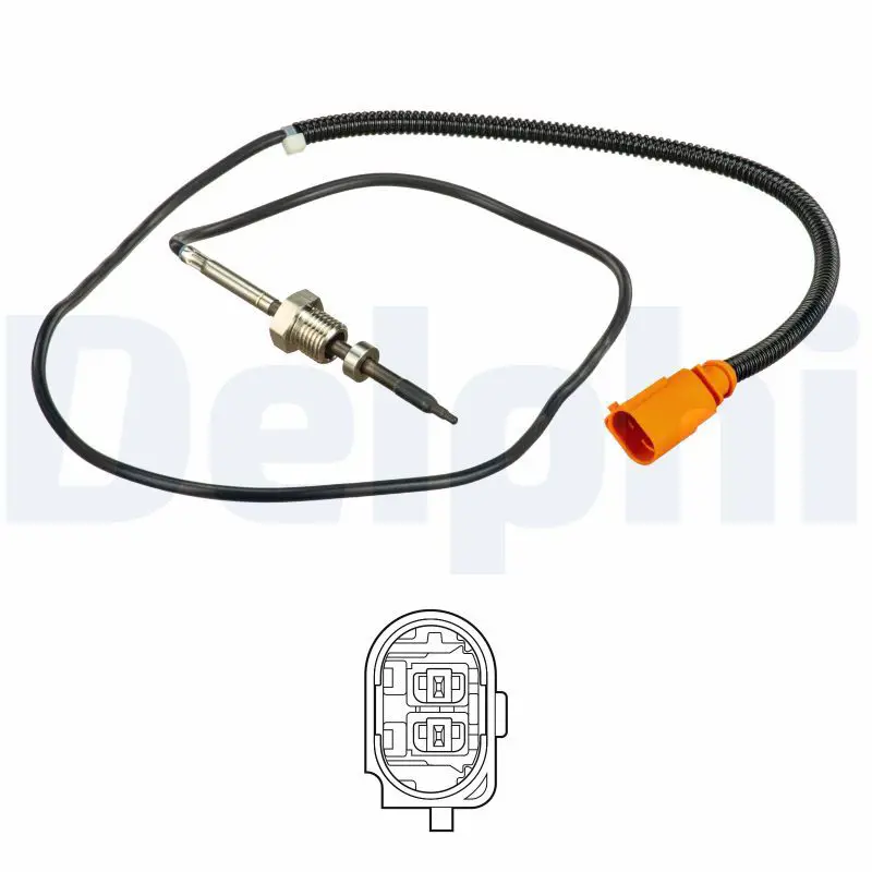 DELPHI TS30166 Датчик, температура выхлопных