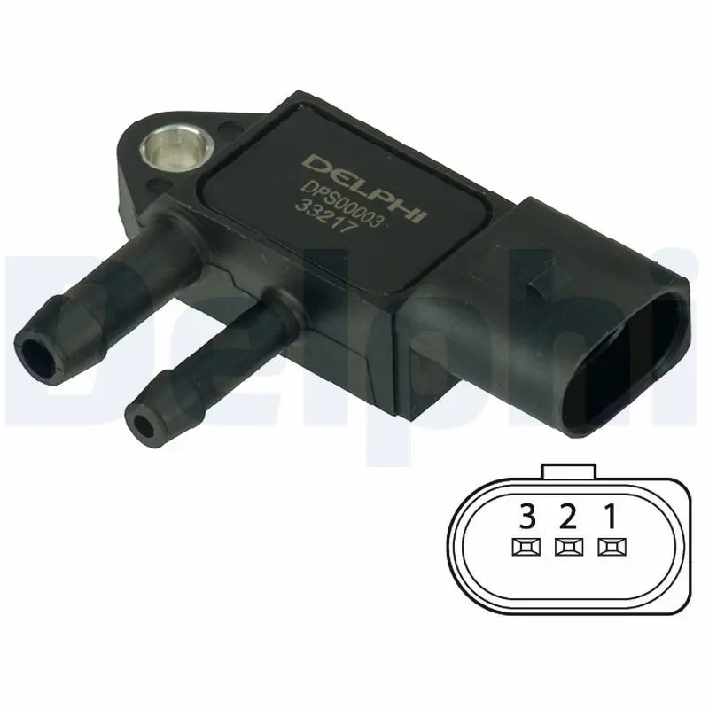 DELPHI DPS00003 Датчик, давление выхлопных