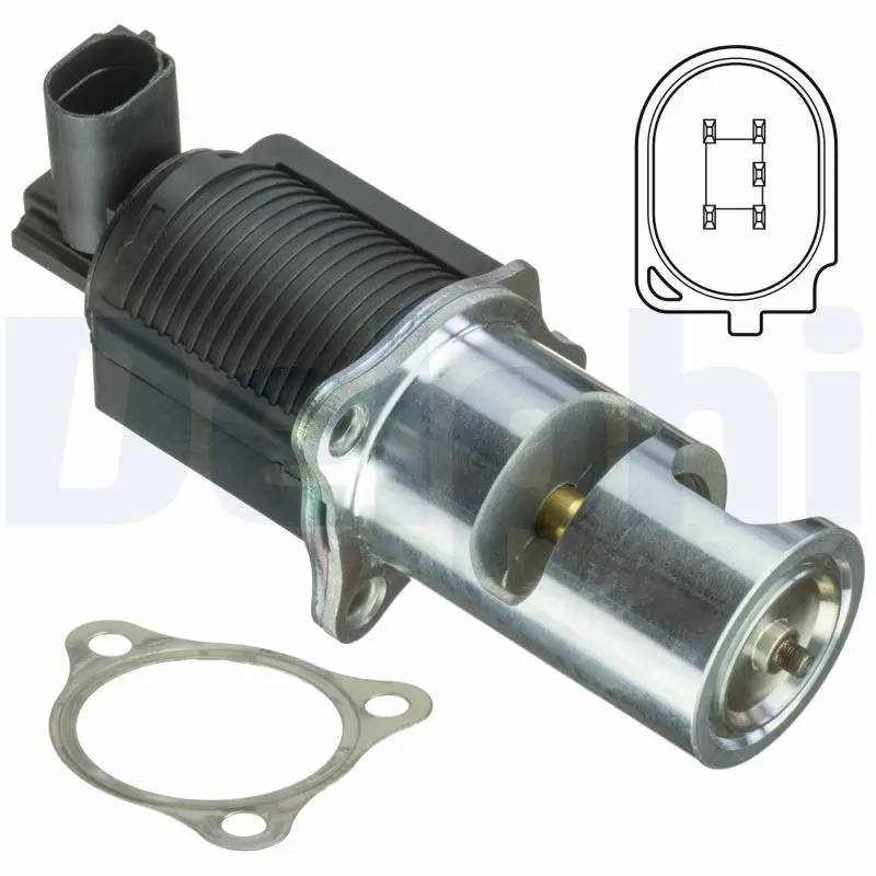 DELPHI EG1040512B1 Клапан возврата ОГ