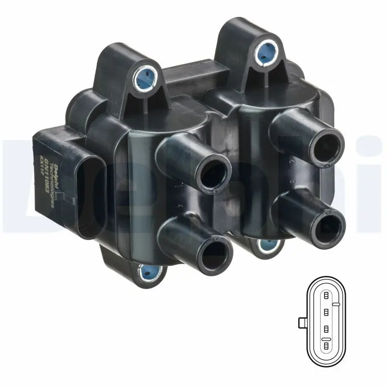 DELPHI GN1108312B1 Катушка зажигания RENAULT
