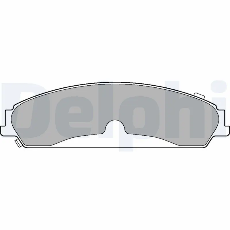 DELPHI LP3216 Комплект тормозных колодок