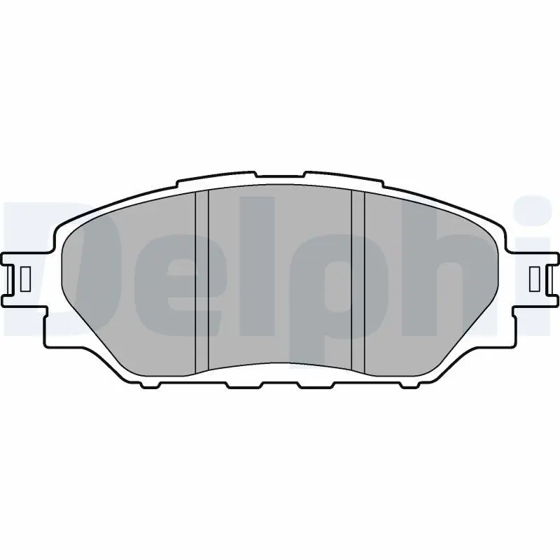 DELPHI LP3250 Комплект тормозных колодок