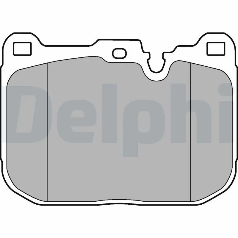 DELPHI LP3248 Комплект тормозных колодок,