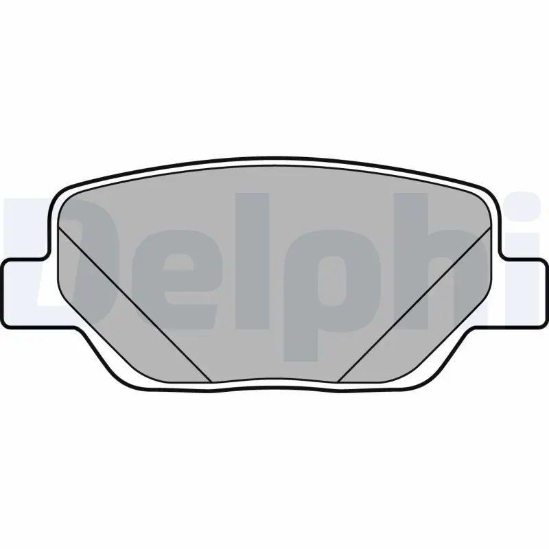 DELPHI LP3290 Комплект тормозных колодок,