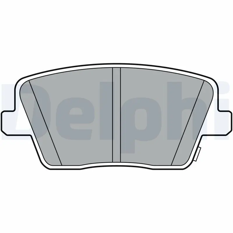 LP3404 Комплект тормозных колодок,