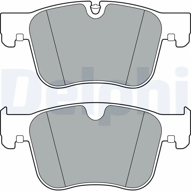 DELPHI LP3384 Комплект тормозных колодок,