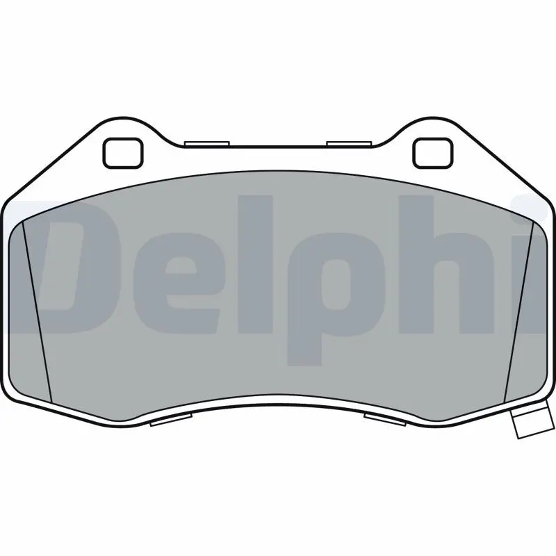 DELPHI LP3388 Комплект тормозных колодок,