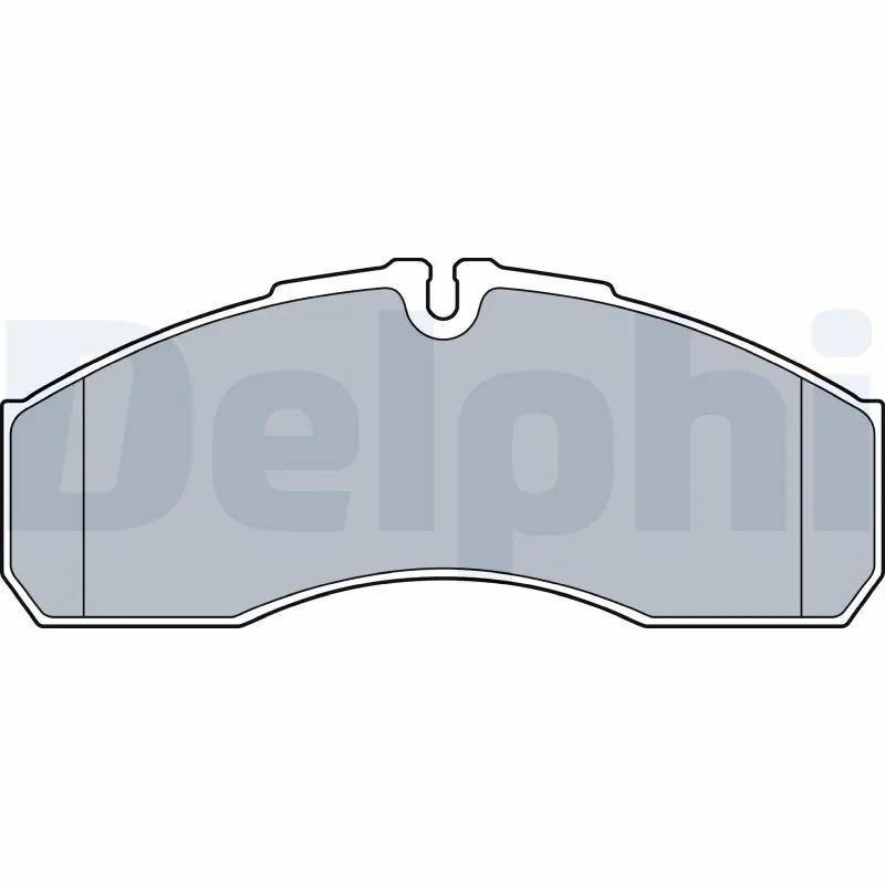 DELPHI LP3541 Комплект тормозных колодок,