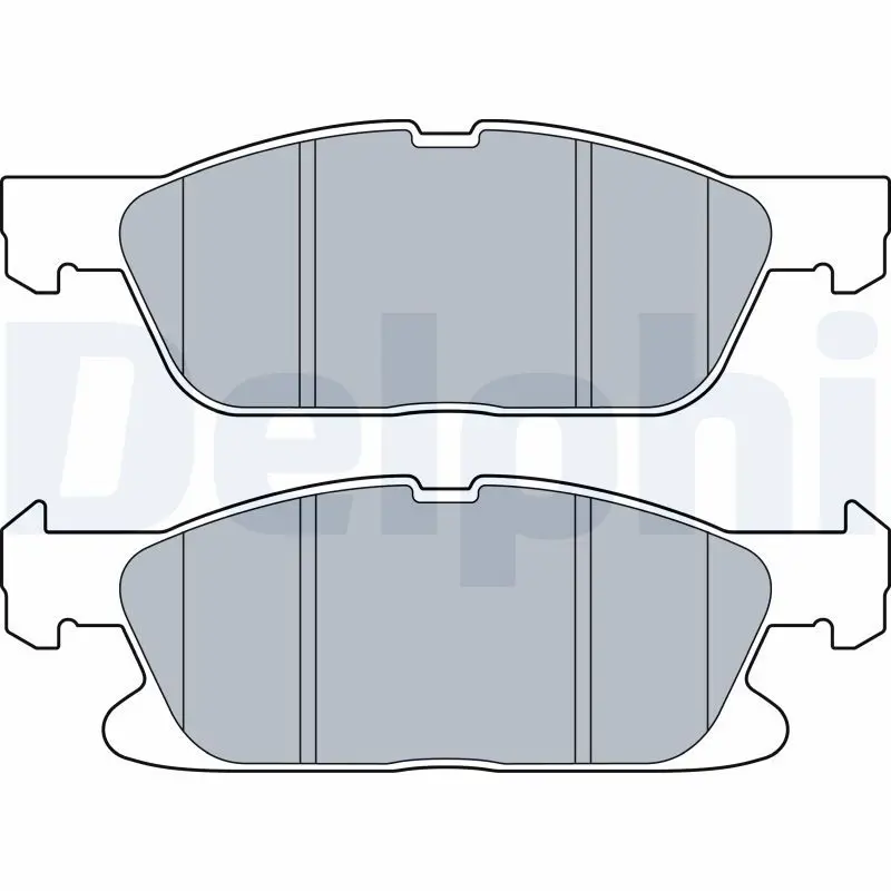 LP3536 Комплект тормозных колодок,