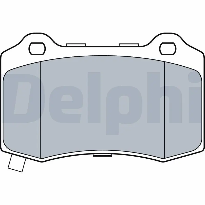 LP3547 Комплект тормозных колодок,