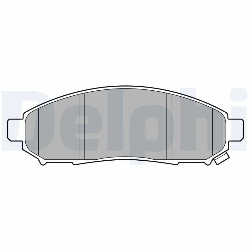 DELPHI LP3578 Комплект тормозных колодок,