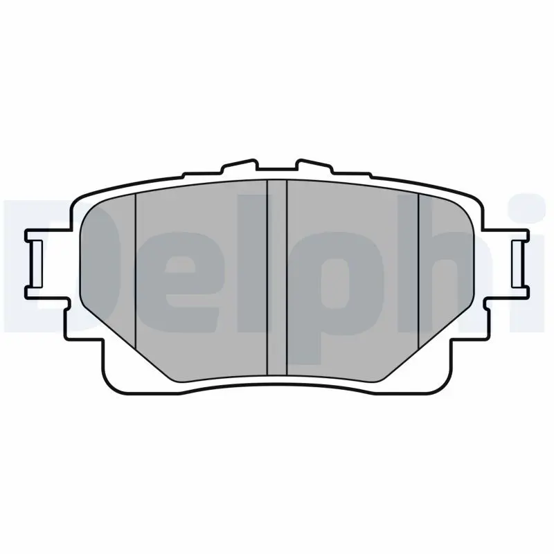LP3599 Тормозные колодки дисковые,