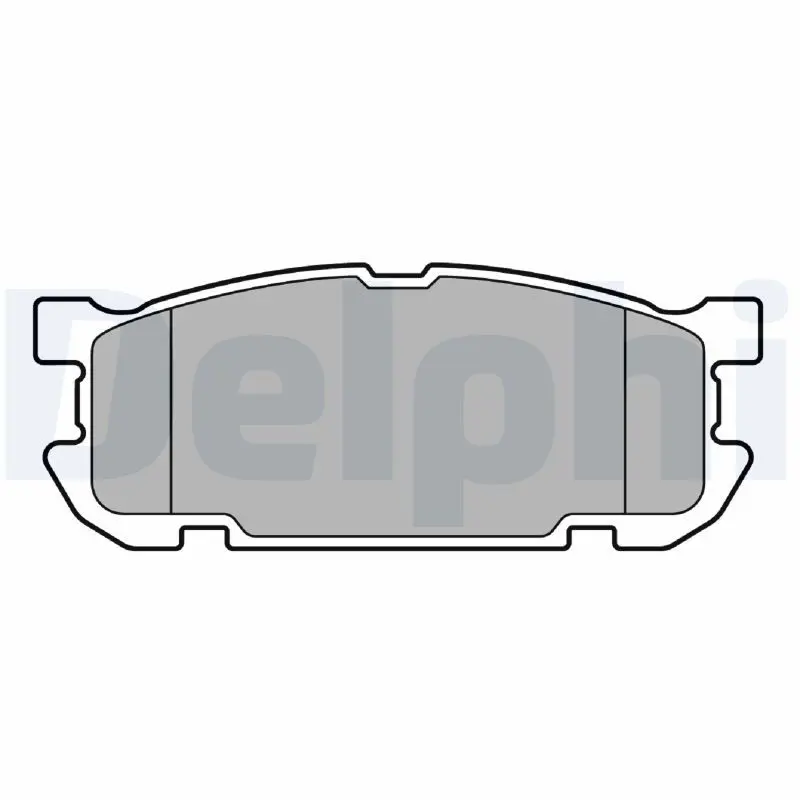 DELPHI LP3690 Комплект тормозных колодок,