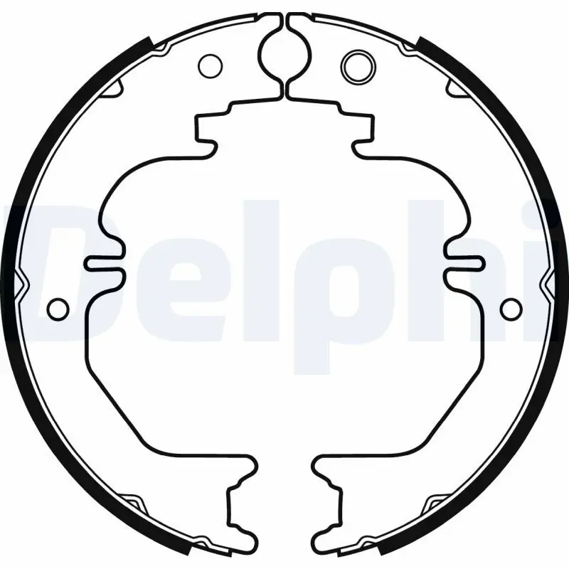 LS2132 Колодки тормозные барабанные