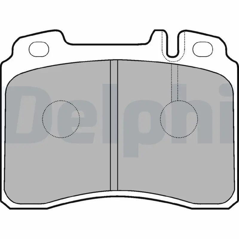DELPHI LP929 Колодки тормозные