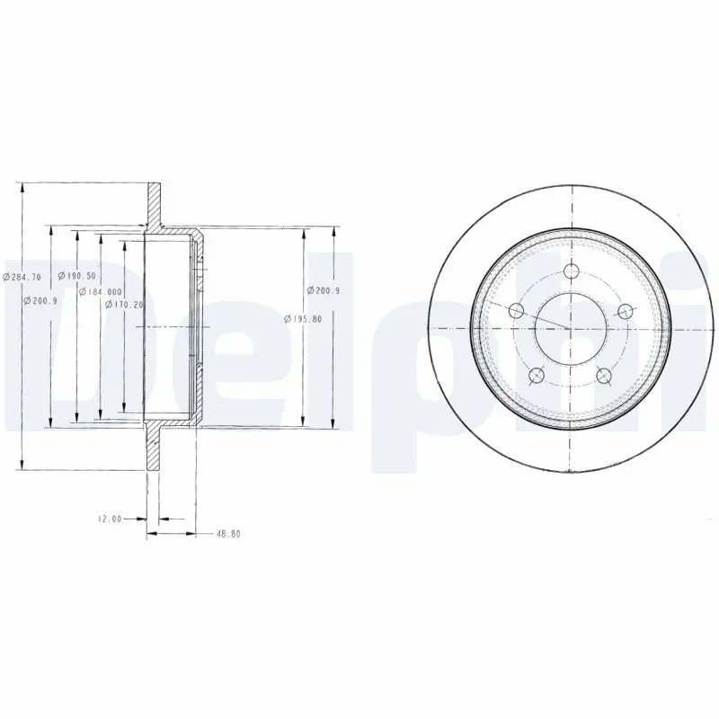 BG3595 комплект дисков тормозн RE